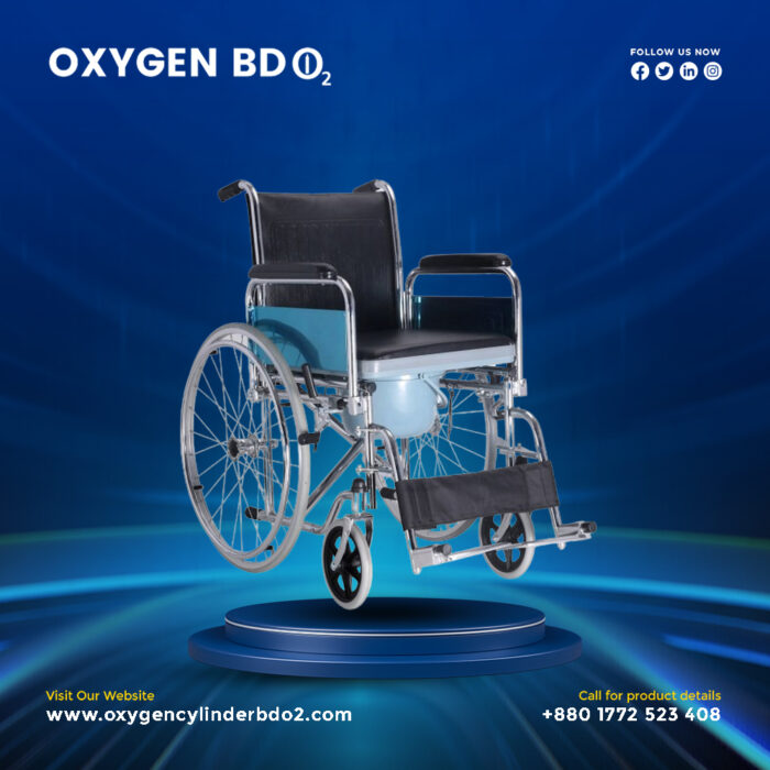 Phoenix 810 Wheelchair with Toilet Commode
